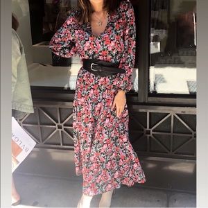 Zara Maxi Floral Print Dress